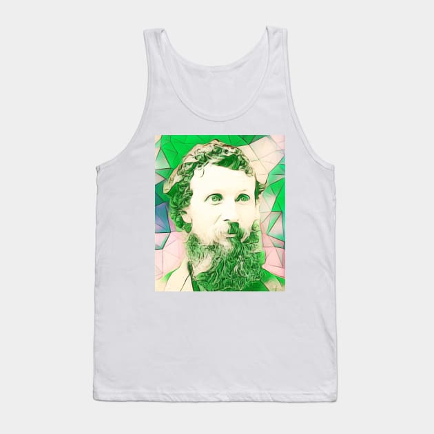 John Muir Green Portrait | John Muir Artwork 7 Tank Top by JustLit